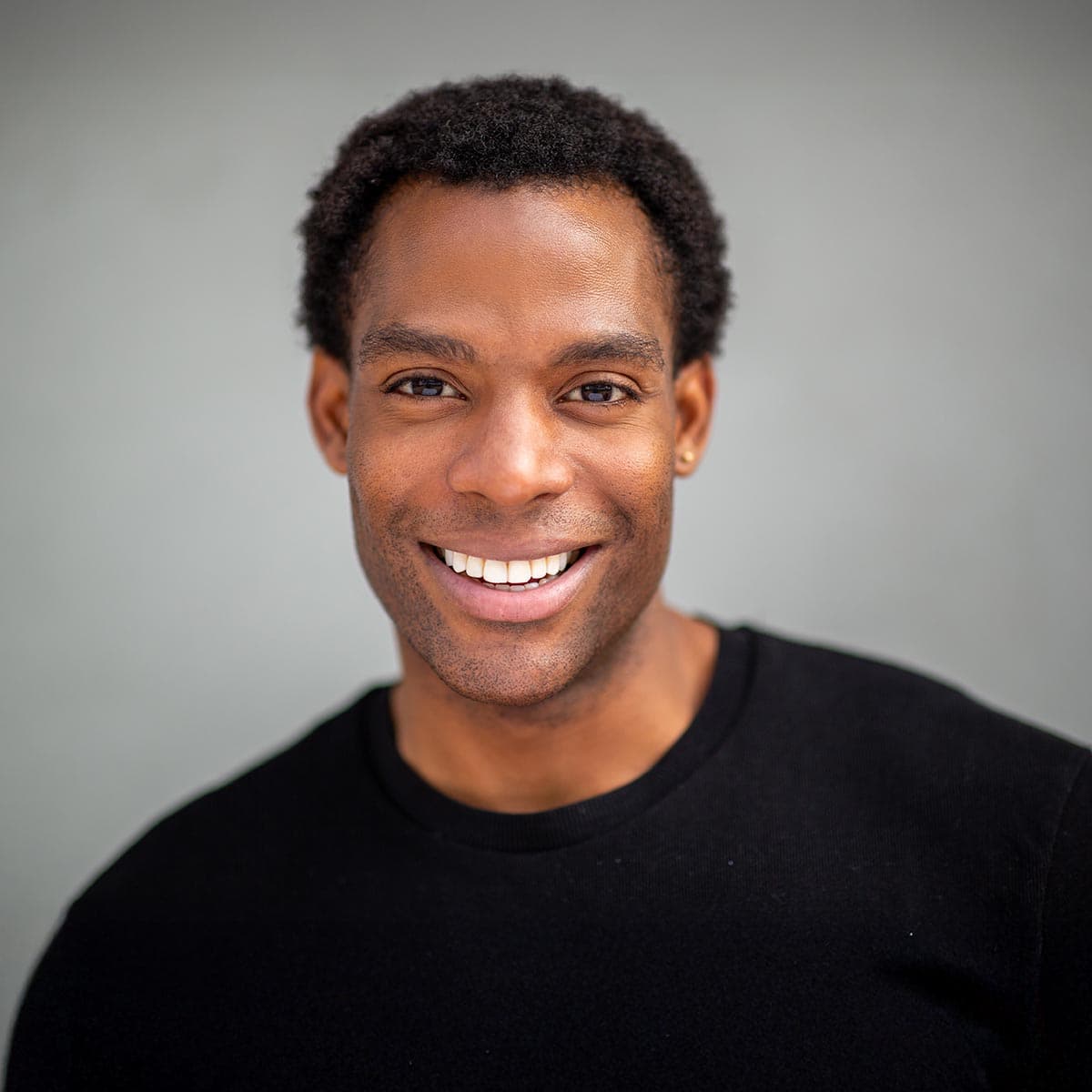 Smiling man after successful root canal therapy