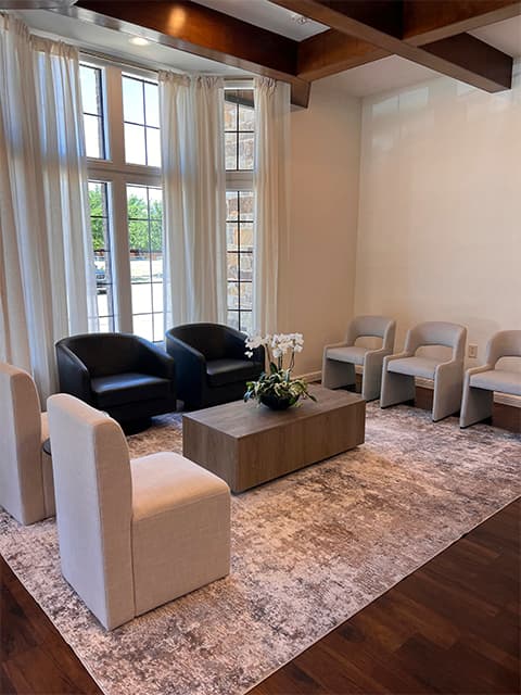 Lucas Elite Dental Studio waiting room